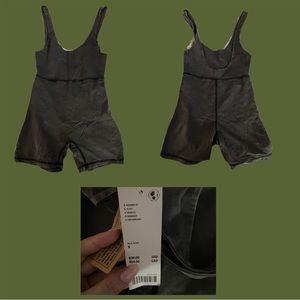 Urban Outfitters Romper Grey w/ Black Top Stitching. Size Small.